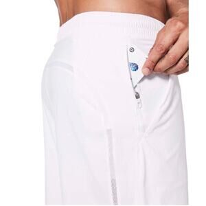 lululemon Pace Breaker Shorts 9” Lined White Men’s L NWOT